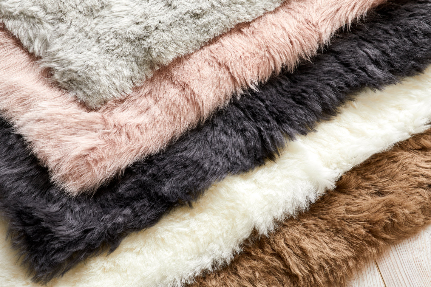 Ivory Shearling Yoga Mat - Quiet Luxury. Free next day UK shipping and Luxury Gift Box.