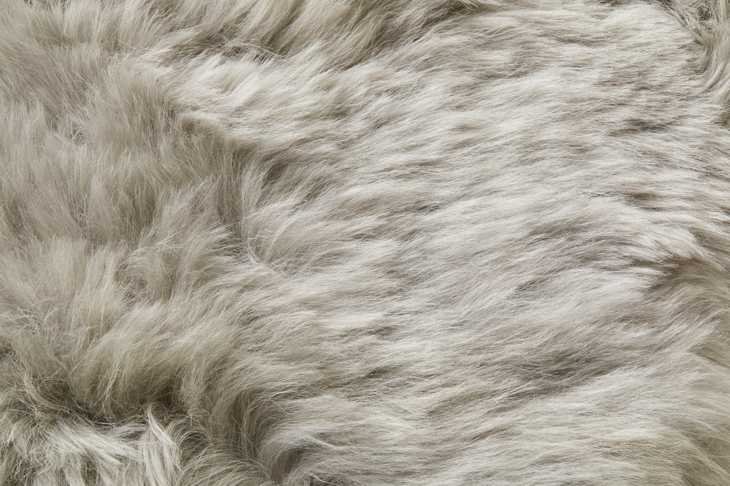 Pale grey shearling yin yoga mat