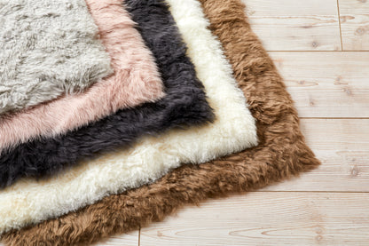 Teddy Bear Brown Shearling Yin Yoga Mat - Naturally beautiful. Free UK next day shipping and gift box.